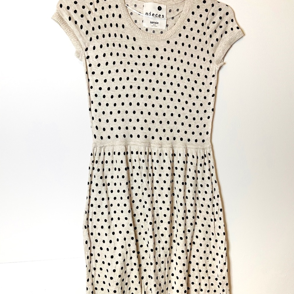 Kensie PolkaDot Stretch Dress - Picture 7 of 7